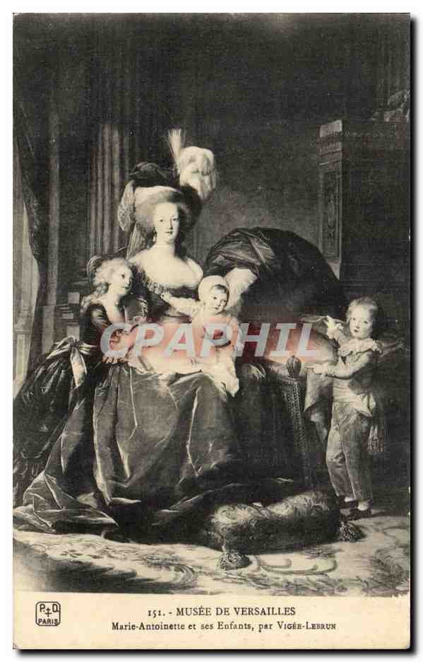CPA Musee De Versailles Marie Antoinette et ses Enfants par Viges Lebrun