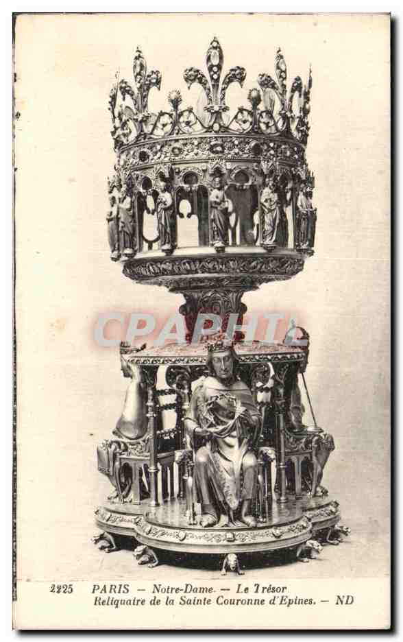 Paris - Notre-Dame - Le Trésor - Reliquaire de la Sainte Couronne d'Épines - ND