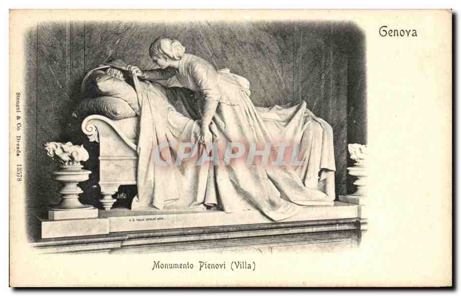 CPA Genova Monumento Pienovi (Villa)