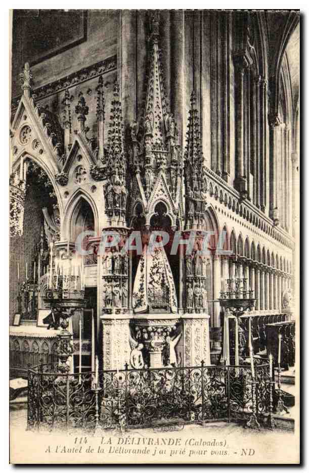 La Délivrande (Calvados) — Autel — Éditeur ND, n° 114