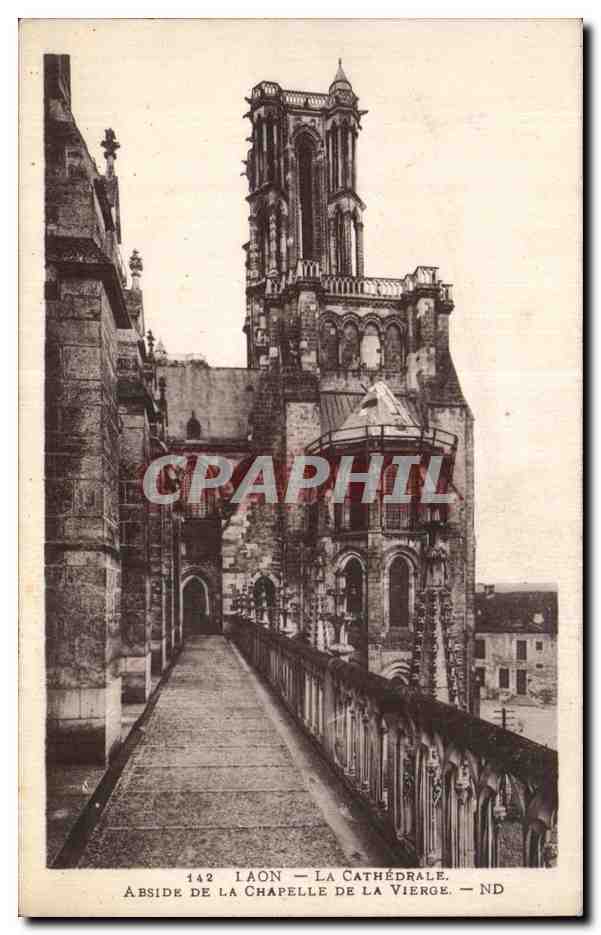 CPA Laon La Cathedrale Abside De La Chapelle De La Vierge