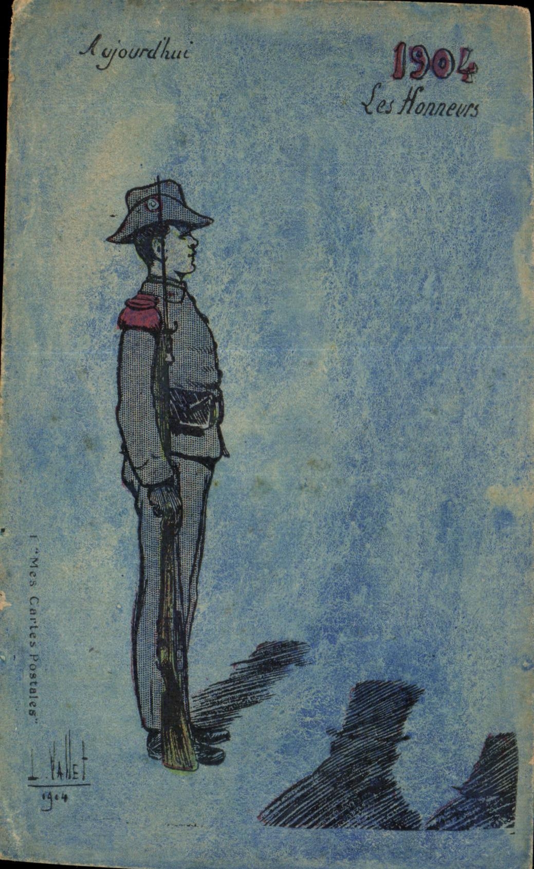 CPA Aujourdhui Les Honneurs Militaria 