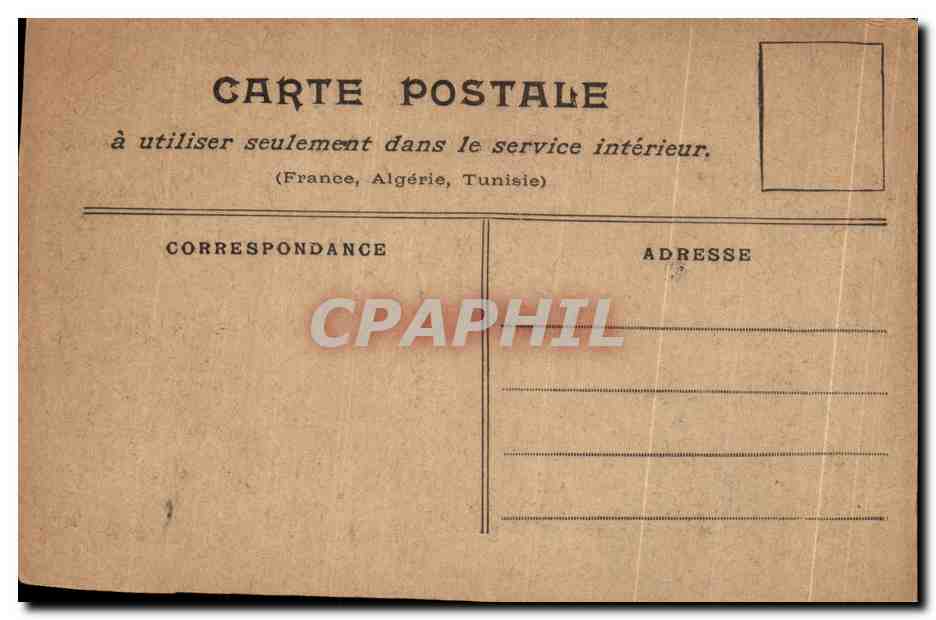 CPA Etangs de Villebon Gerardin — Rückseite