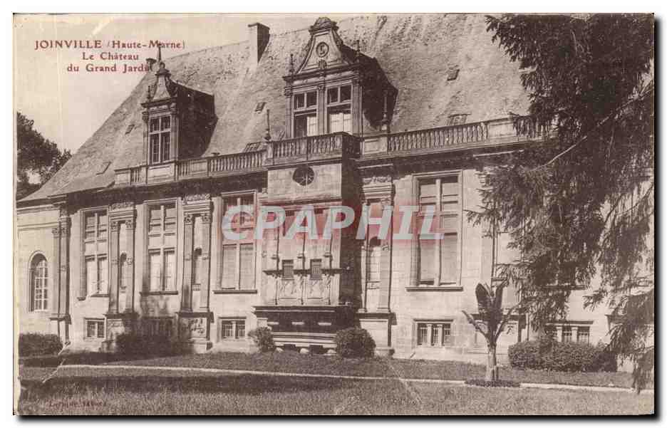 CPA Joinville (Haute Marne) Le Chateau du Grand Jardin