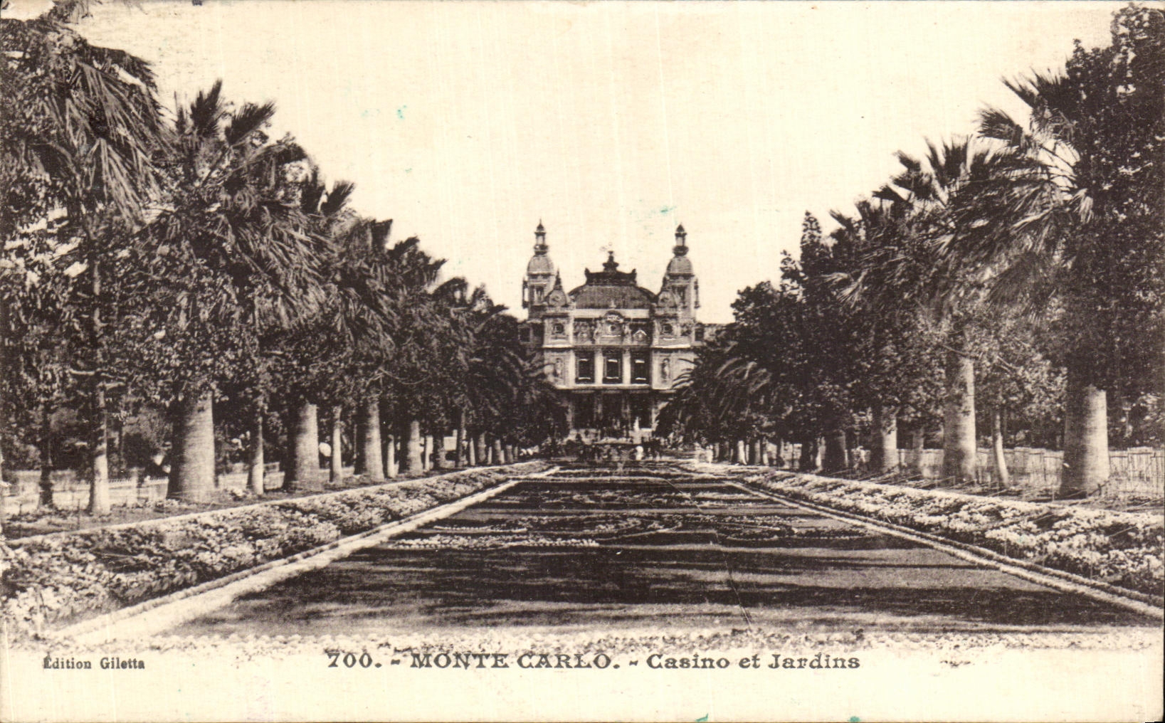 CPA Monte Carlo Casino et Jardins Monaco