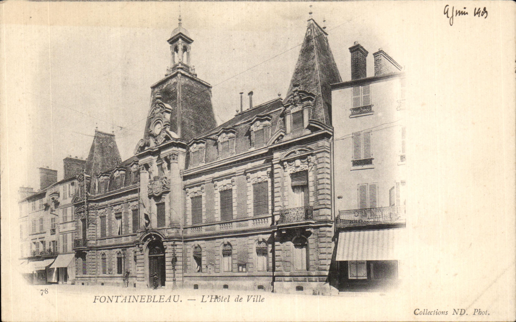 Fontainebleau — Das Rathaus — Collections ND. Phot.