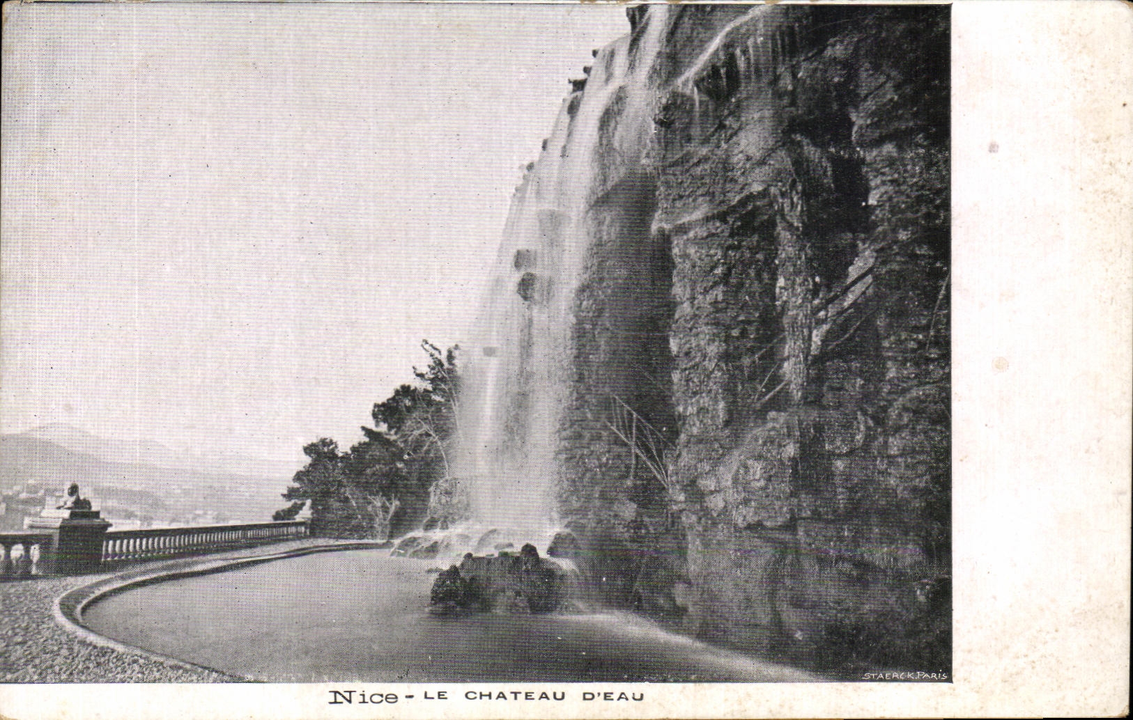 CPA Nice Le Chateau D'Eau
