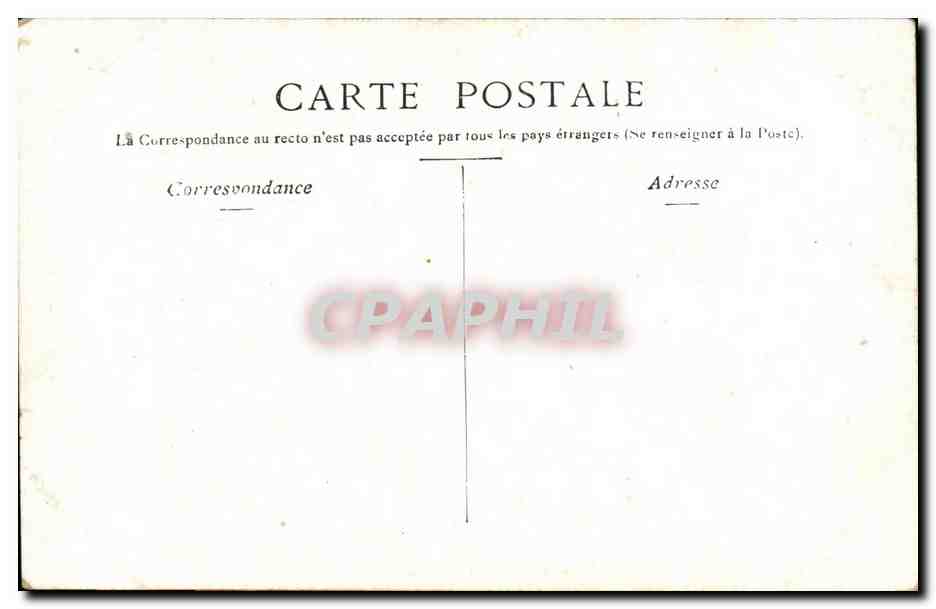 CPA Nice Le Chateau D'Eau — Rückseite