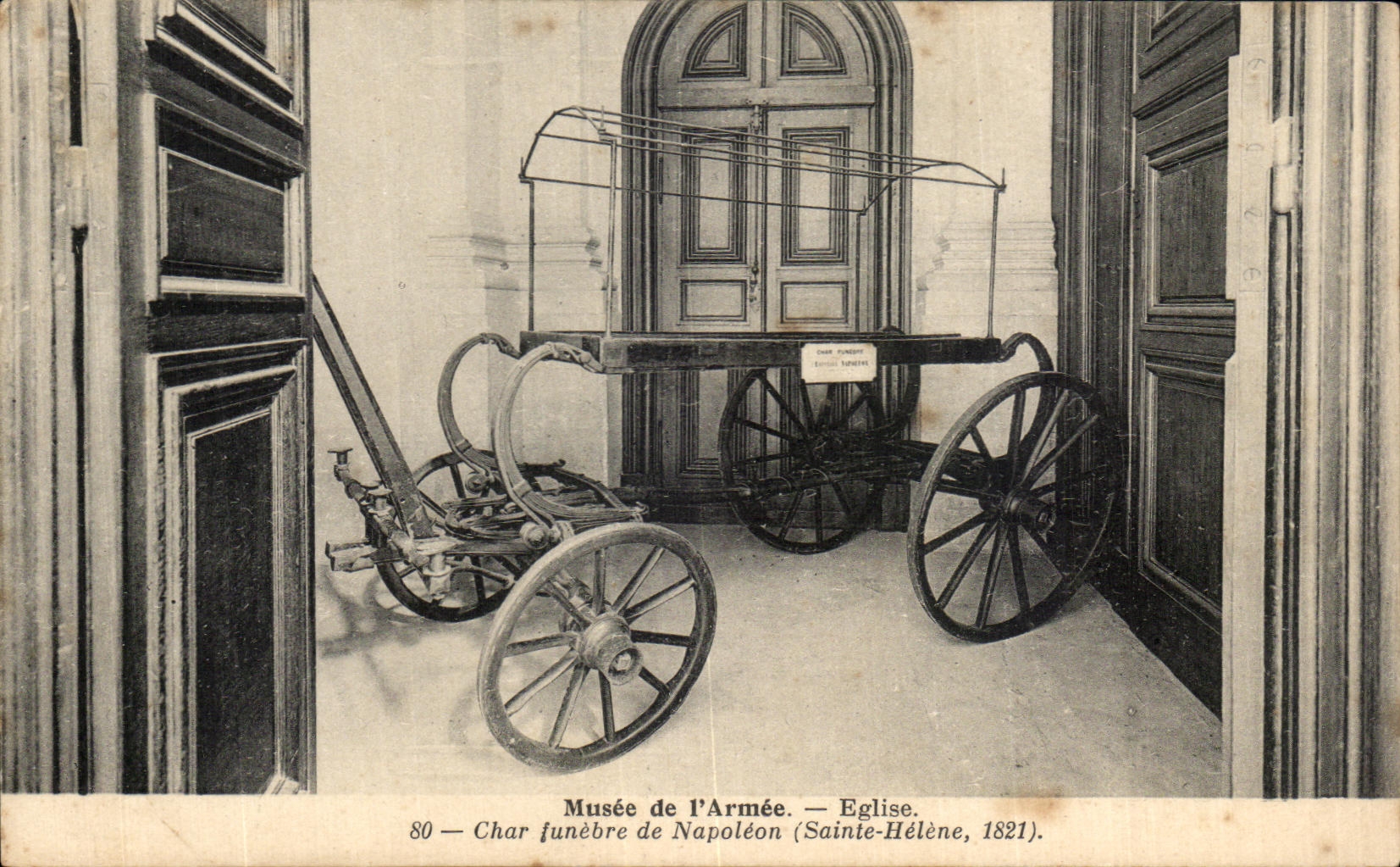 CPA Musee de l'armee Eglise char funebre de Napoleon 1er Sainte Helene 1821