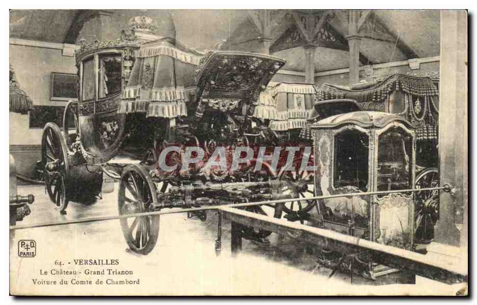 Versailles - Le Château Grand Trianon - Voiture du Comte de Chambord