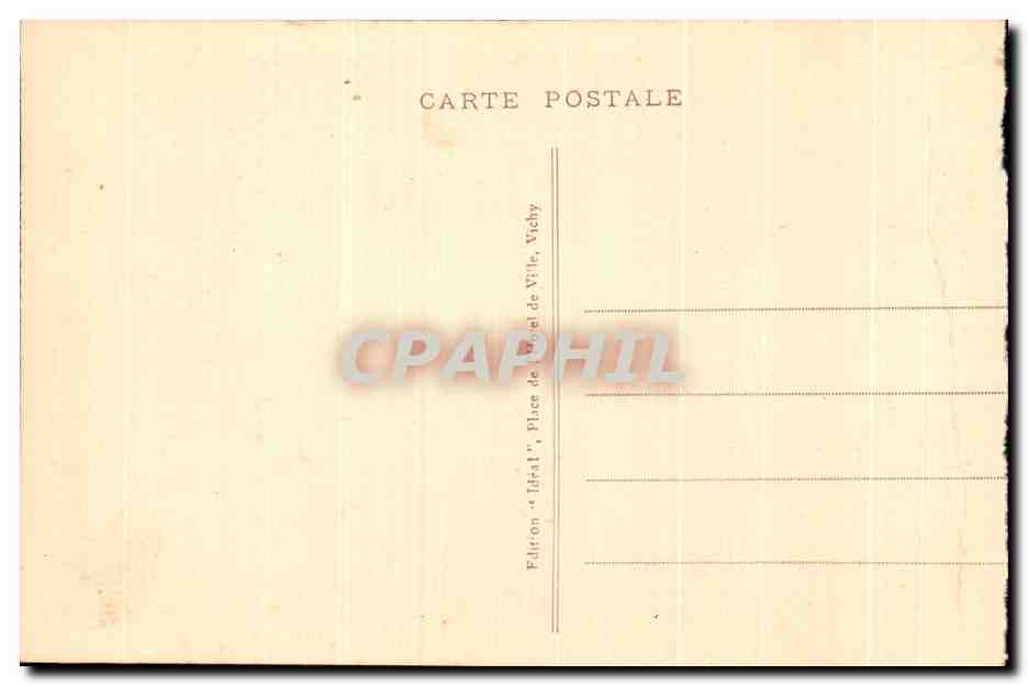 CPA L'Auvergne pittoresque le mont dore paysage nu sancy Attelage Ane Donkey — Verso