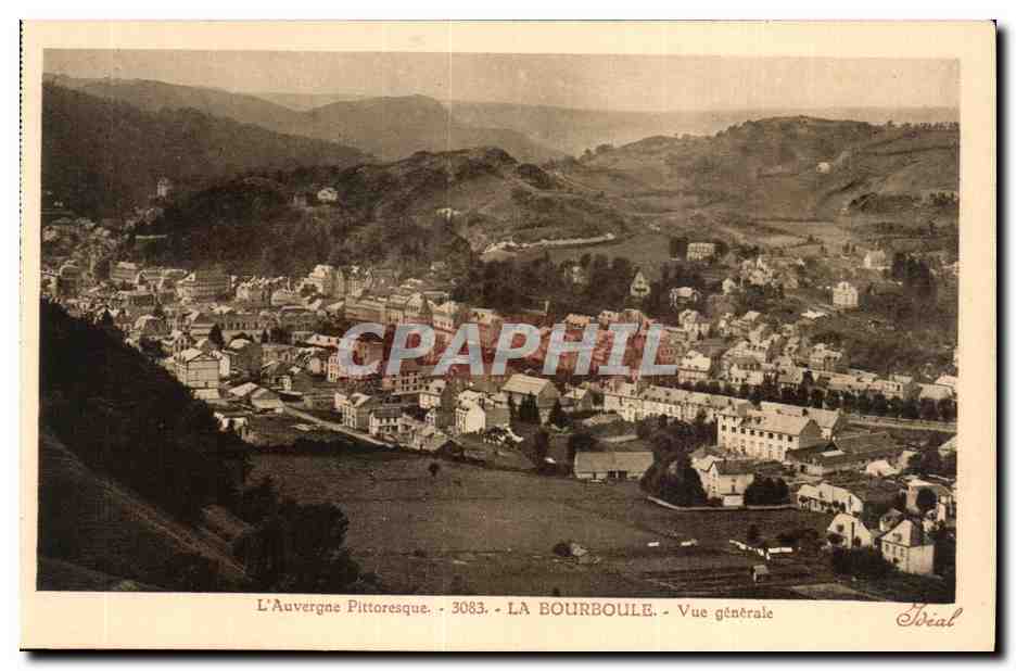 La Bourboule — Vue générale — Idéal, n° 3083
