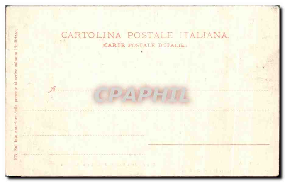 CPA Roma interno della basilica di s mara maggiore — Rückseite