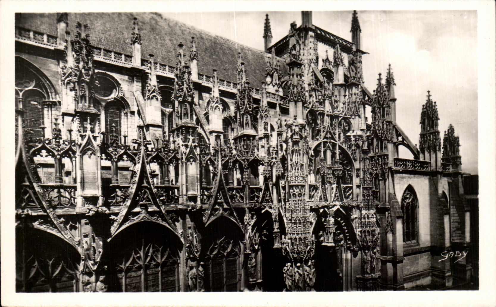 CPA Louviers eglise notre dame renouvelee au XIV et XV siecles le portail sud la merveille