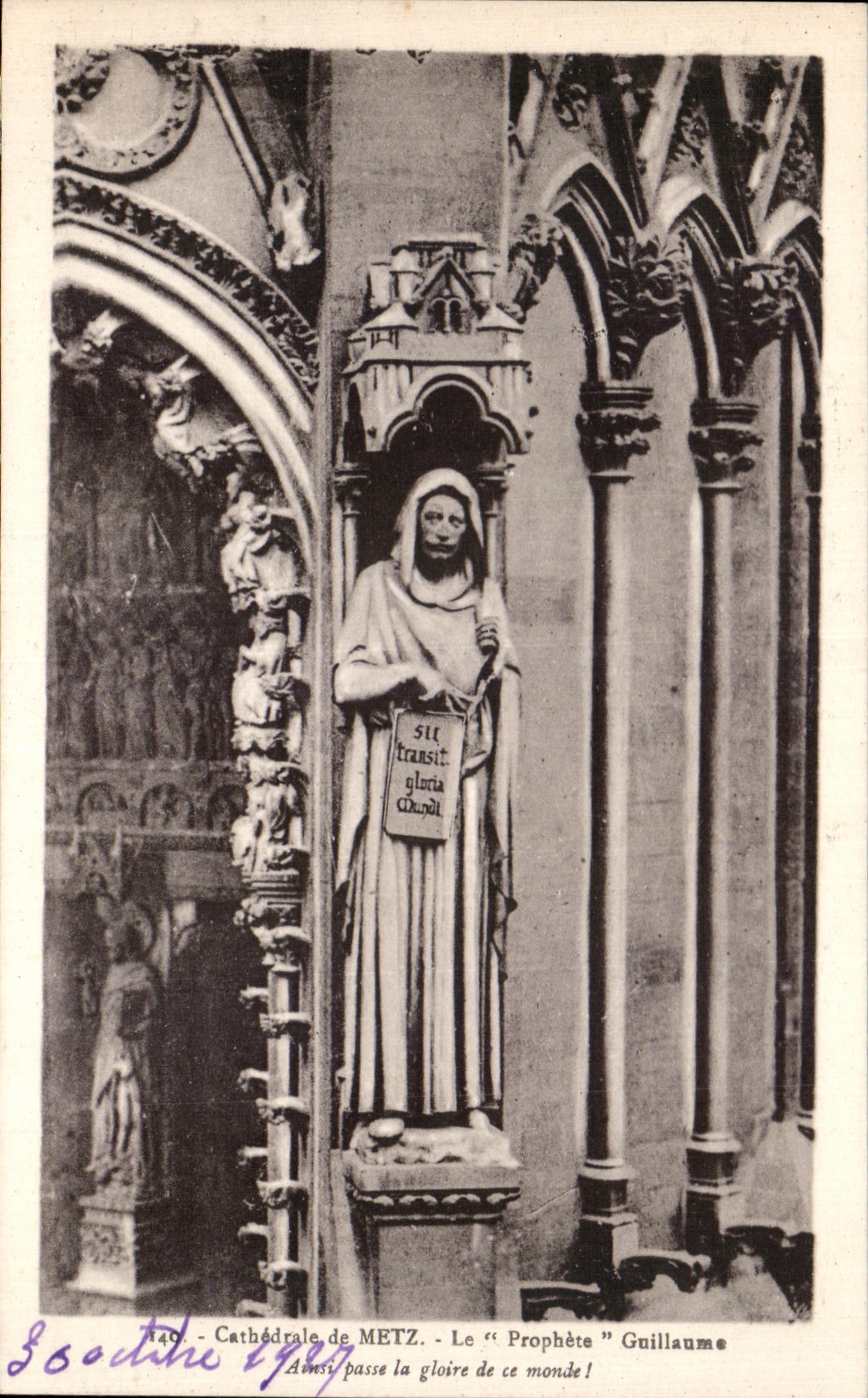 CPA Cathedrale de Metz Le Prophete Guillaume