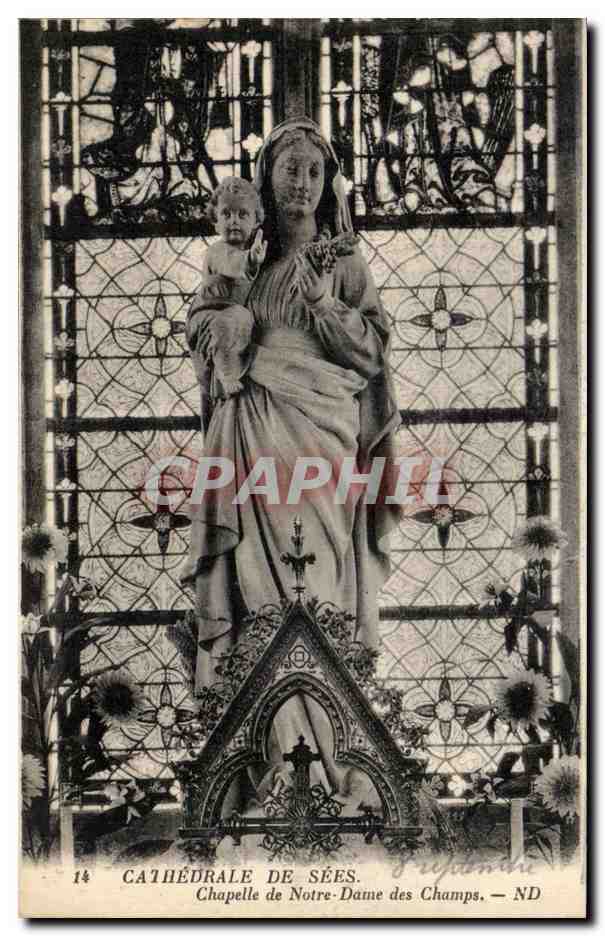CPA Cathedrale De Sees Chapelle de Notre Dame des Champs