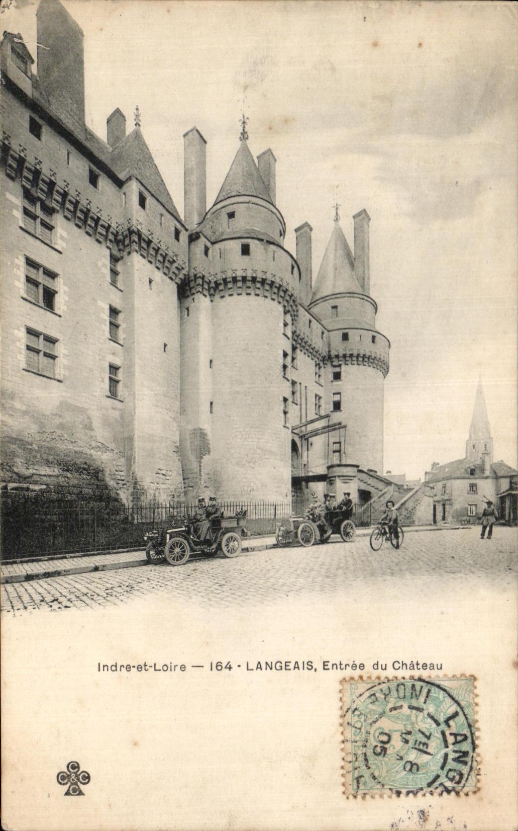 Langeais — Eingang zum Schloss — Indre-et-Loire — 164