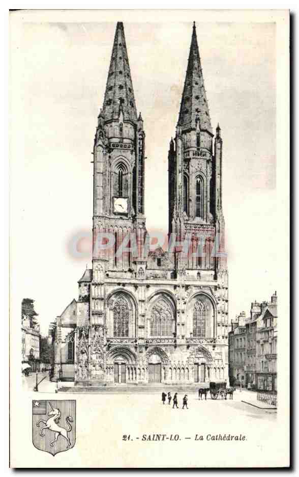 Saint-Lô — La Cathédrale — CPAPHIL