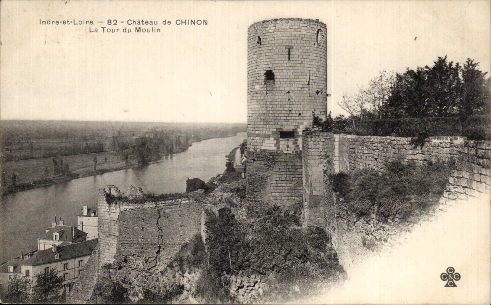 CPA Chateau de Chinon La Tour du Moulin