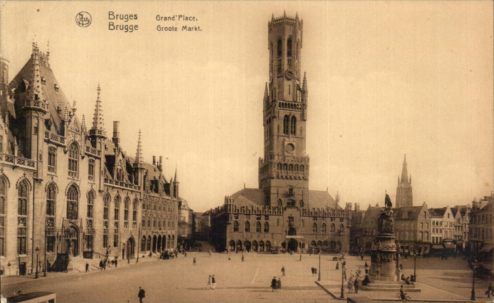 CPA Bruges Grand Place Brugge Grote markt