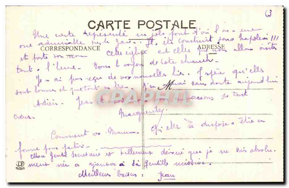 CPA Luz sr Sauveur Chapelle Solferino et Pic de viscos — Verso