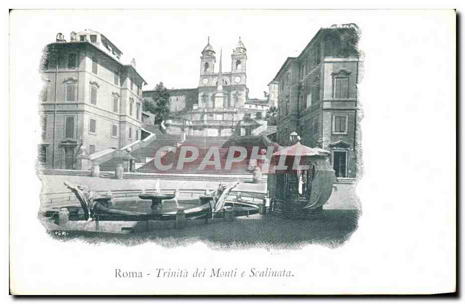 CPA Roma Trinita dei Monti e Scalinata