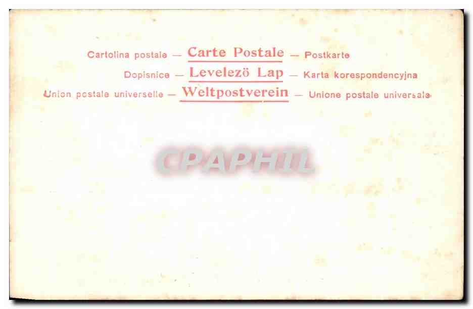 CPA Roma Trinita dei Monti e Scalinata — Rückseite