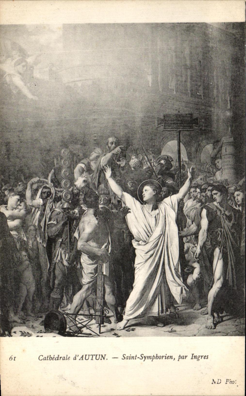 CPA Cathedrale d'Autun Saint Symphorien par ingres