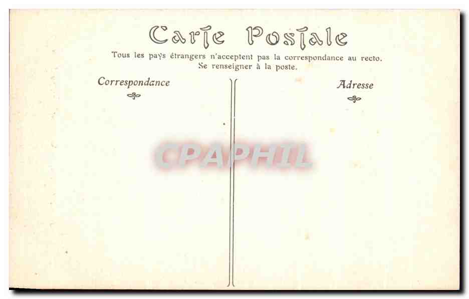 CPA Cathedrale d'Autun Saint Symphorien par ingres — Verso