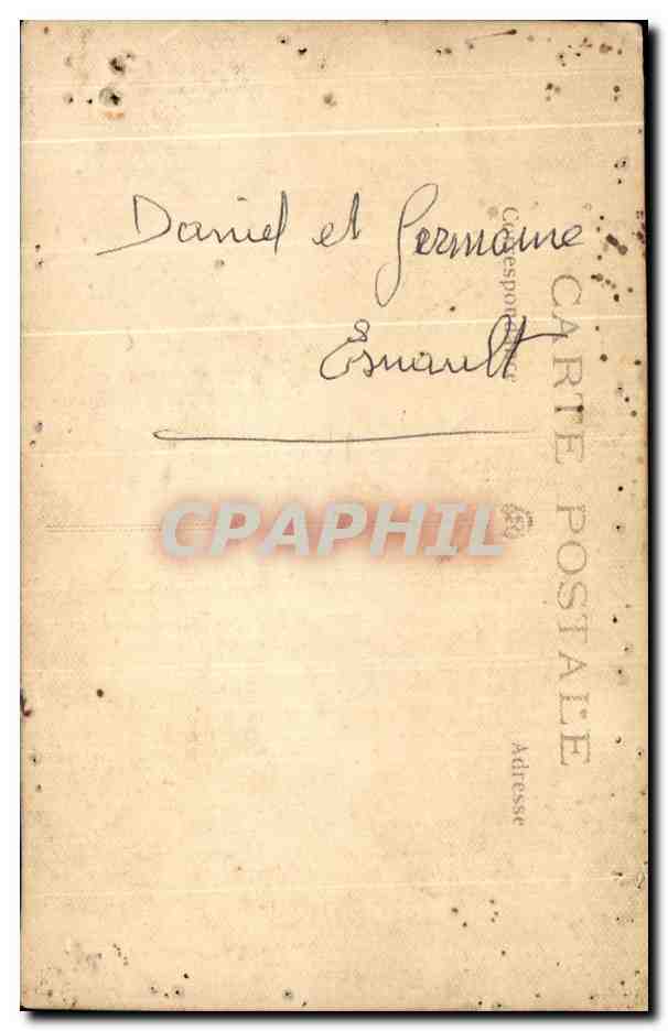 CARTE PHOTO Esnault Militaria — Rückseite