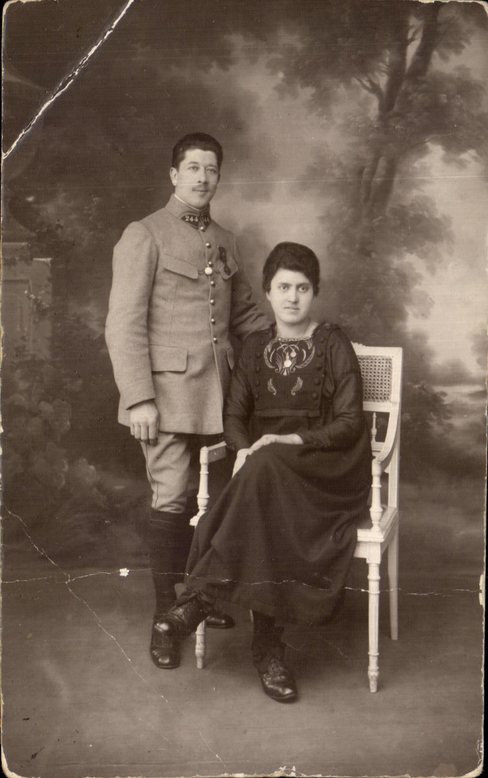 CARTE PHOTO Esnault Militaria 
