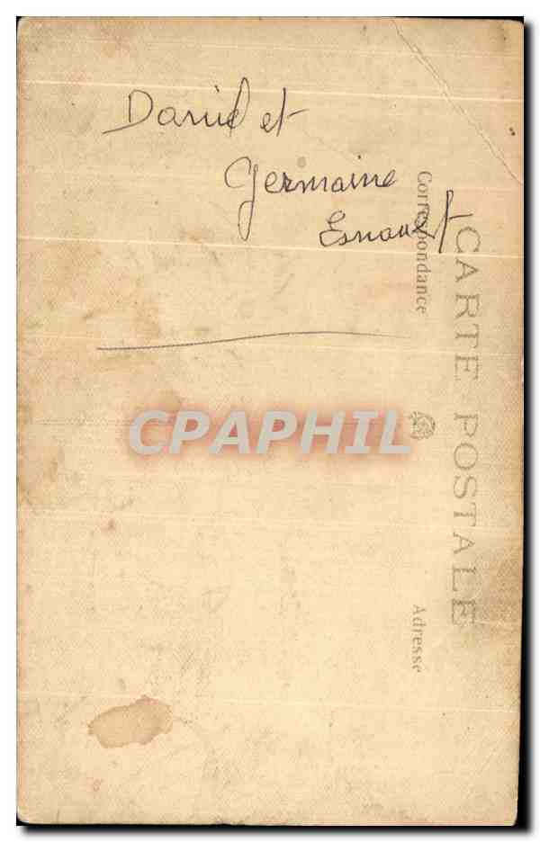 CARTE PHOTO Esnault Militaria  — Rückseite