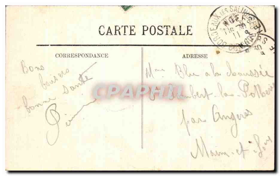 CPA Bordeaux Parc Bordelais La Grille Vue interieure et Avenue Carnot — Verso