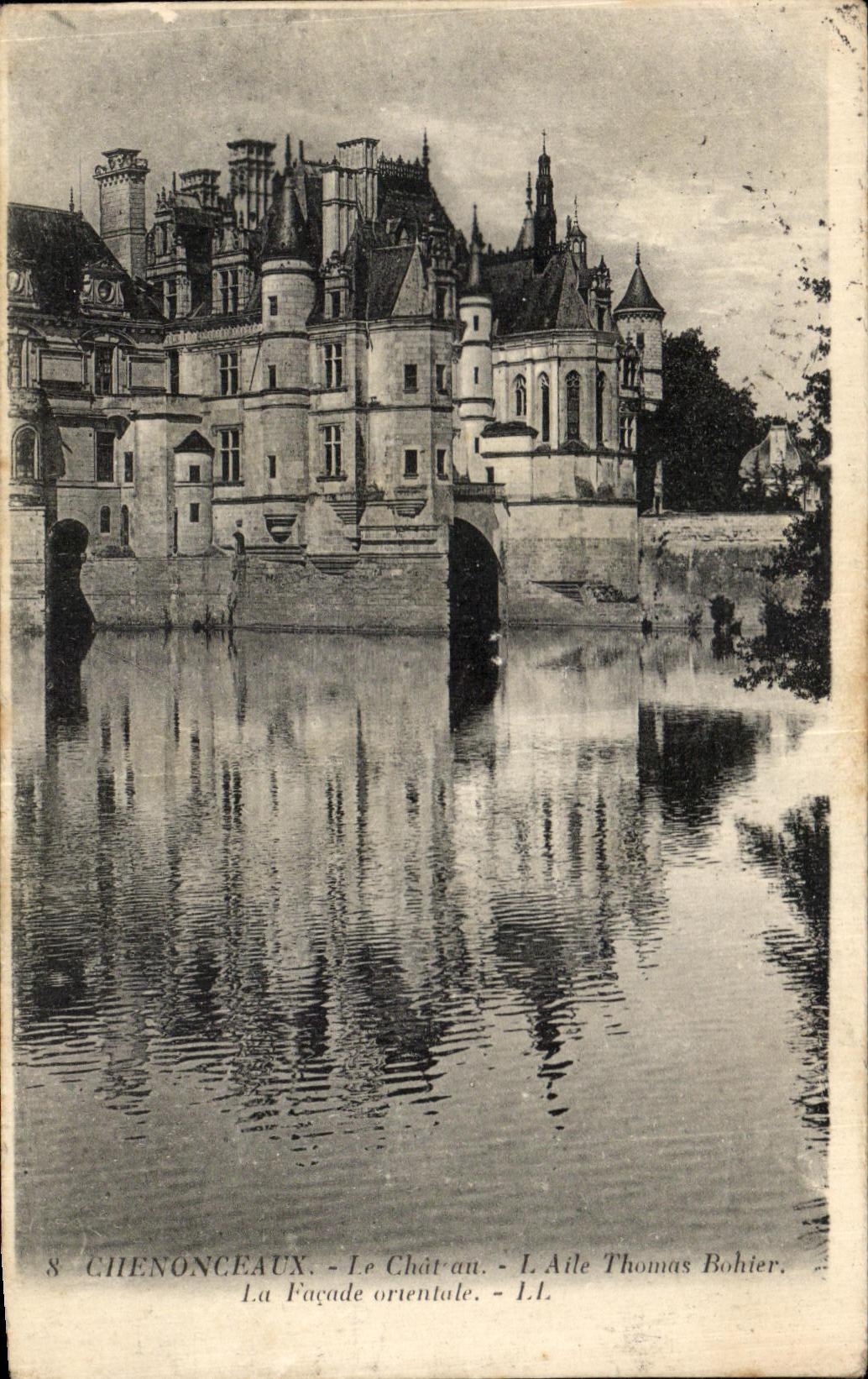CPA Chenonceaux Le Chateau L Aile Thomas Bohier La Facade orientale