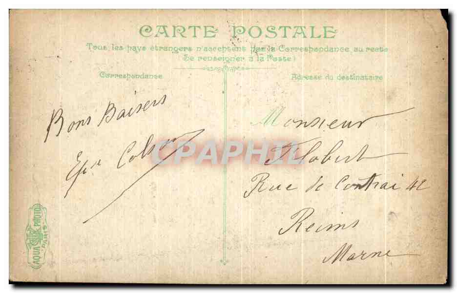 CPA Trouville Le pont sur la Touques — Verso
