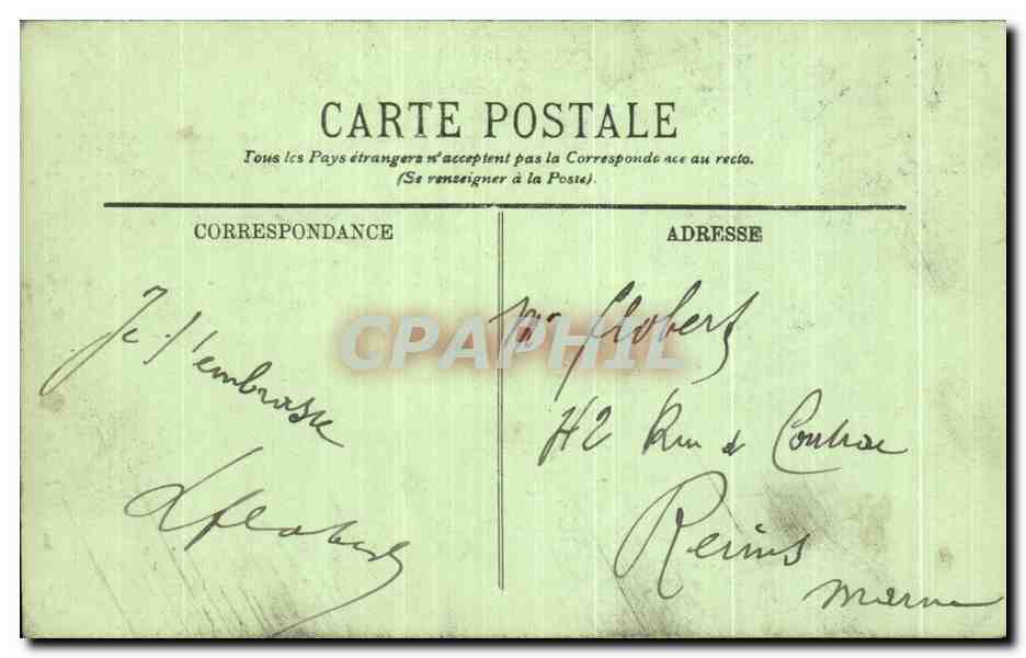 Calais — La Rue de la Citadelle et le Belfroi — LL. — Rückseite