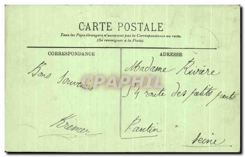 Deauville — Die Mole — LL. — Rückseite