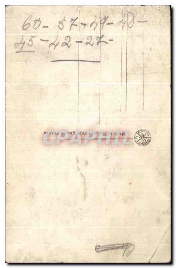 Palais de Versailles — Grand Trianon — La Cour d'Honneur — éditeur J.P. Paris, n° 61 — Verso