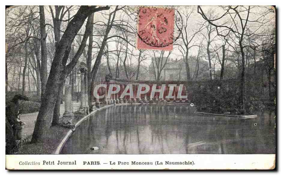 CPA Petit Journal Paris Le Parc Monceau