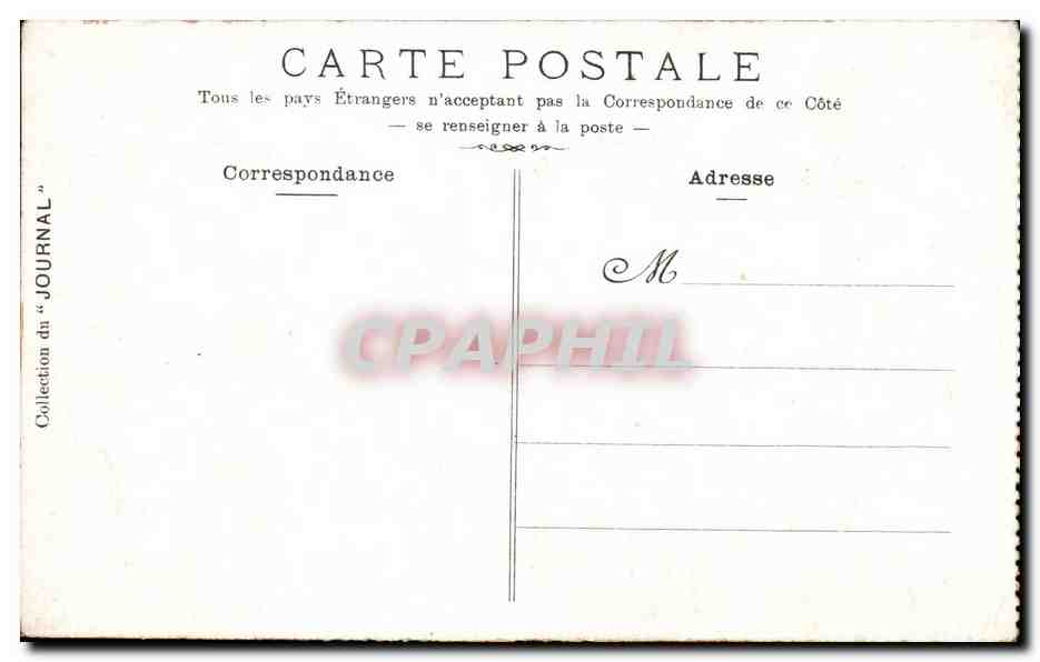 CPA Versailles Carosse du sacre de Napoleon 1er — Verso