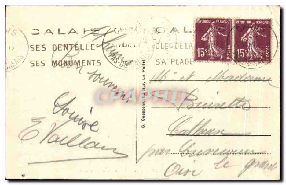 CPA Le Portel La Plage a l'Heure du Bain — Reverso