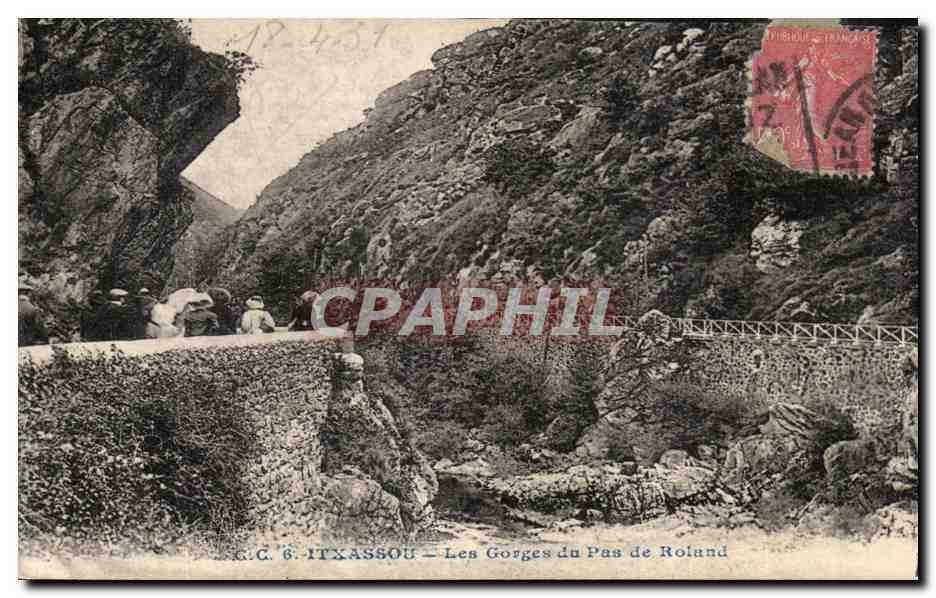 CPA Itxassou Les Gorges du Pas de Roland