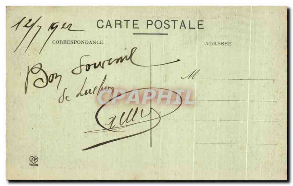 Luchon - Parc du Casino — Les Pyrénées Centrales (1re Série) — Phot. Labouche Fr. - Toulouse — Rückseite