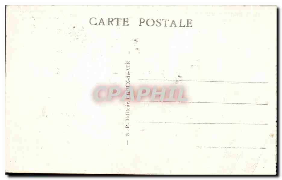De CROIX-de-VIE à SION (Vendée) — Un curieux rocher Le Dromadaire — N.P. Éditeur, CROIX-de-VIE — Reverso