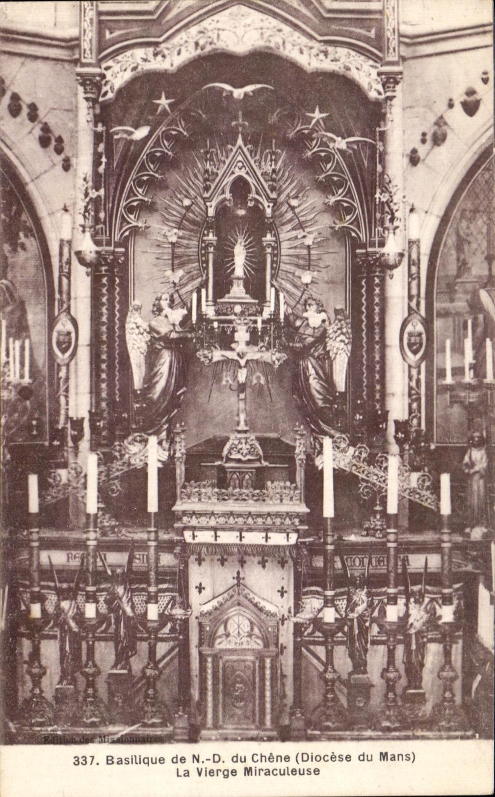 Basilique de N.-D. du Chêne (Diocèse du Mans) — La Vierge Miraculeuse — Édition des Missionnaires