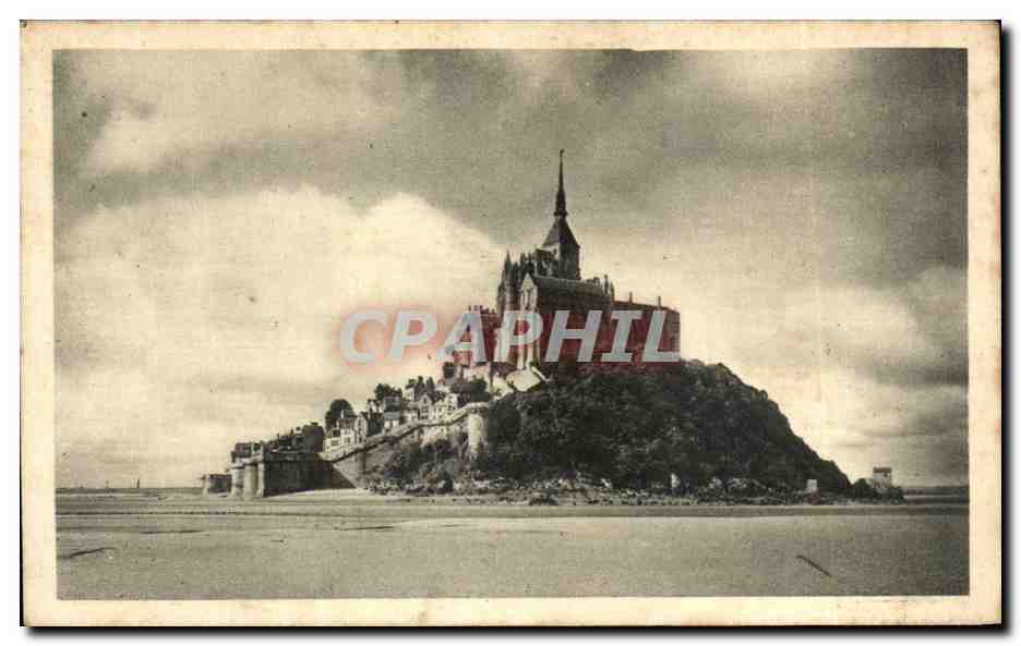 CPA Le Mont Saint Michel Face Nord Est