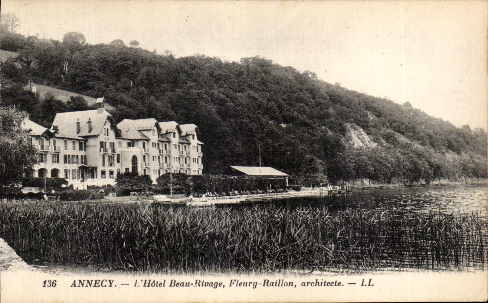 CPA Annecy L'Hotel Beau Rivage Fleury Raillon Architecte