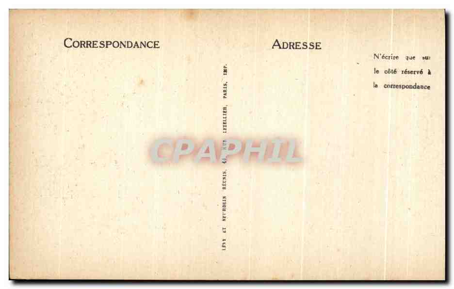 CPA Annecy L'Hotel Beau Rivage Fleury Raillon Architecte — Verso
