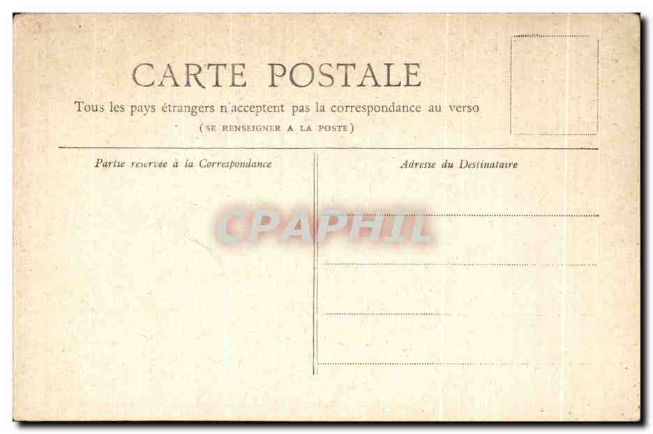 CPA Petit Journal Paris Les Invalides — Rückseite