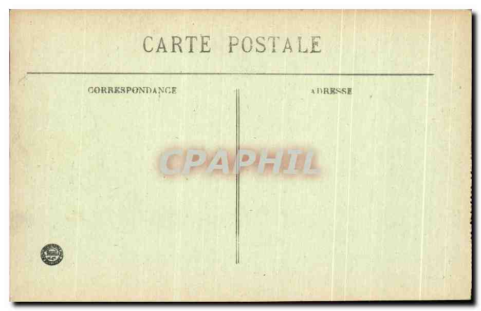 CPA Marseille de la Garde Interieur de la Basilique — Verso